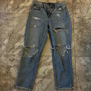 Women's Aeropostale High Waisted Straight Jeans